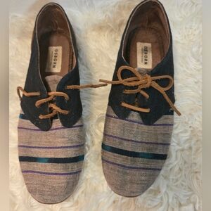 Born Women's Striped Flats - Black and Brown